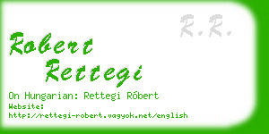robert rettegi business card